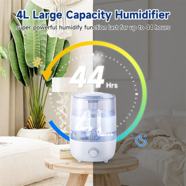 Low Water Level Protection Without Bisphenol A 4L Mechanical Humidifier - Image 2